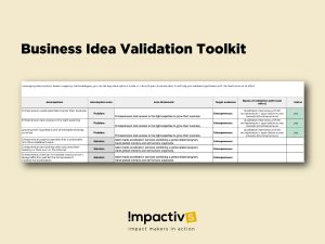 This is the tool that will help you validate your business idea